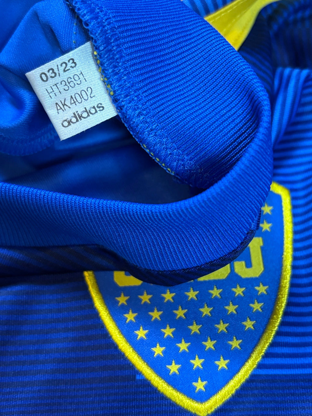 Boca Juniors 2023/24 Home Adidas Football Shirt Small