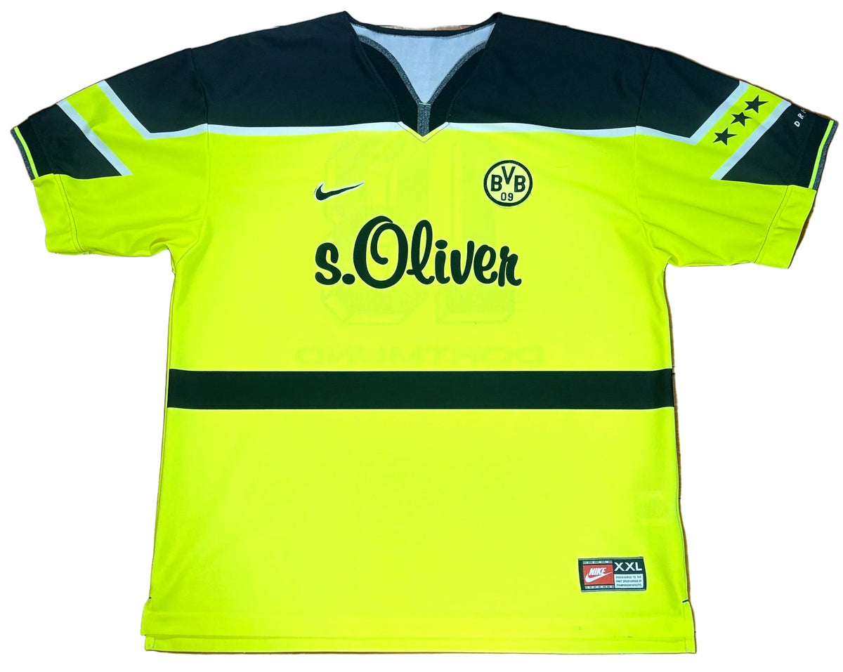 Dortmund 1997/98 Home Nike Football Shirt XXL Ricken 18