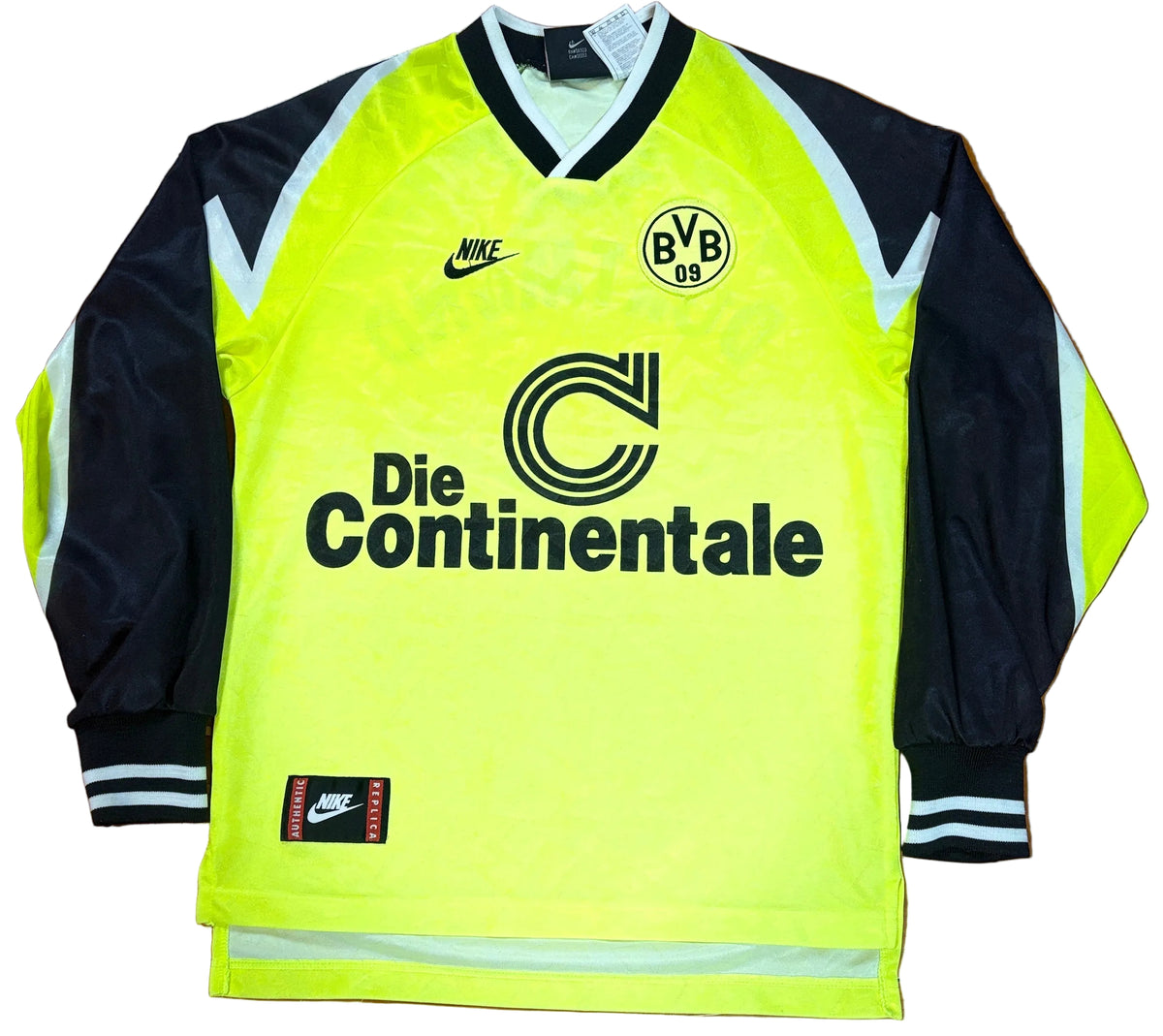 Dortmund 1995/96 Home Nike Football Shirt Extra Small