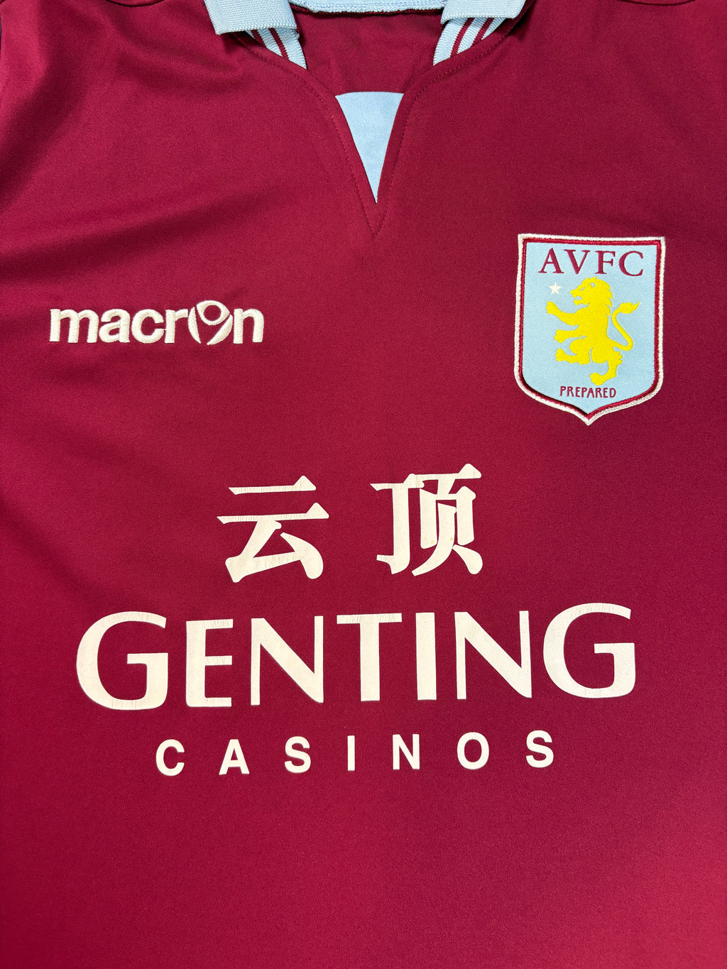 Aston Villa 2012/13 Home Macron Football Shirt Medium Benteke 20