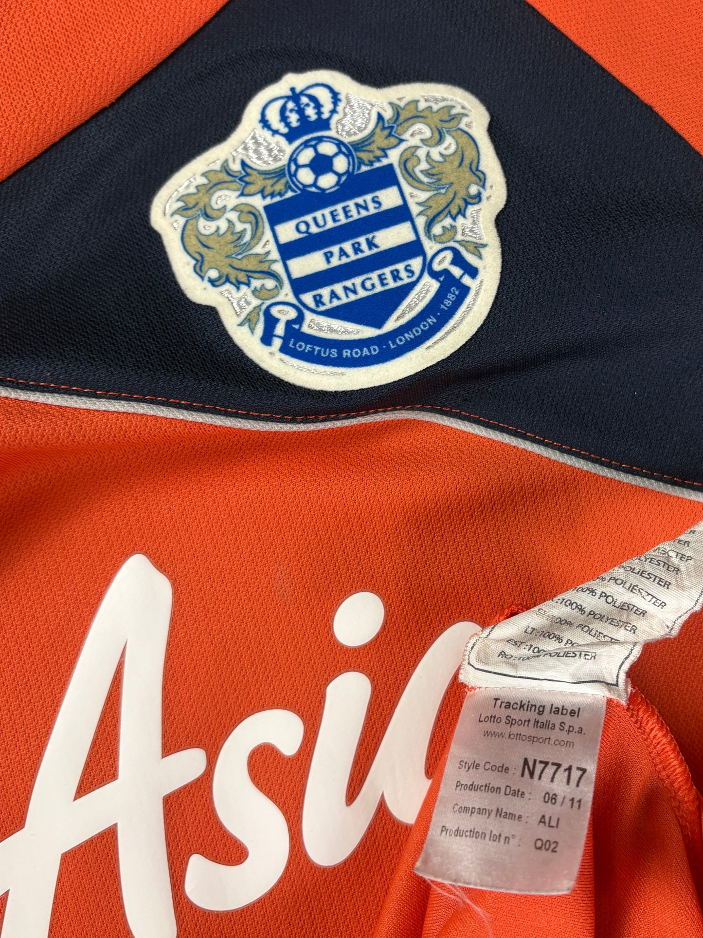 QPR	2011/12 Away Lotto Football Shirt Medium Cisse 23