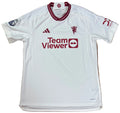 Manchester United 2023/24 Away Adidas Football Shirt Large