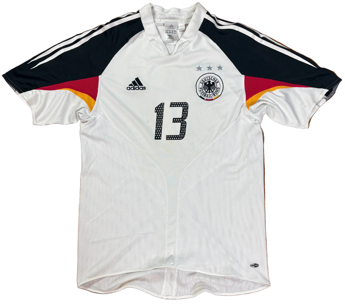 Germany 2003/05 Away Adidas Football Shirt Medium Ballack 13