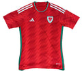 Wales 2022 Home Adidas Football Shirt Small