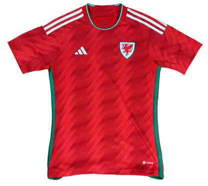 Wales 2022 Home Adidas Football Shirt Small