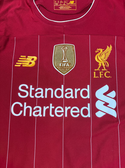 Liverpool 2019/20 Home New Balance Football Shirt Small Salah 11