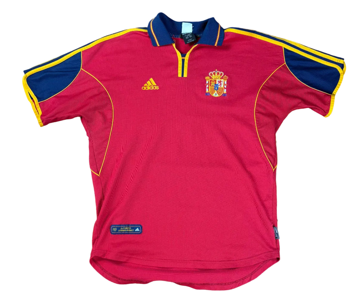 Spain 2000 Home Adidas Football Shirt Large