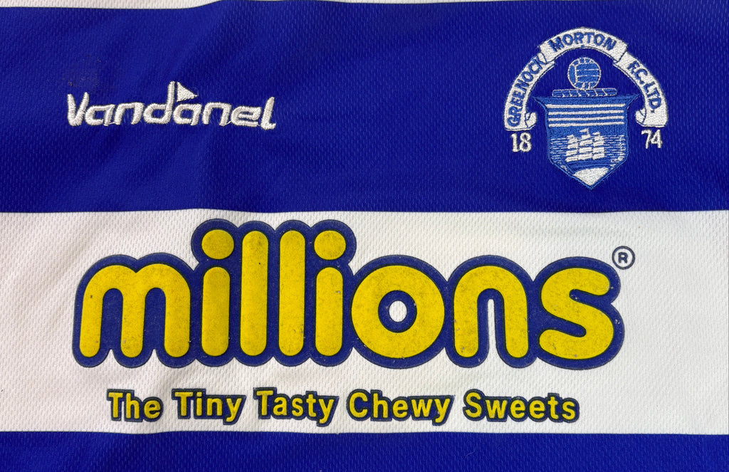 Greenock Morton 2004/05 Home Football Shirt Large
