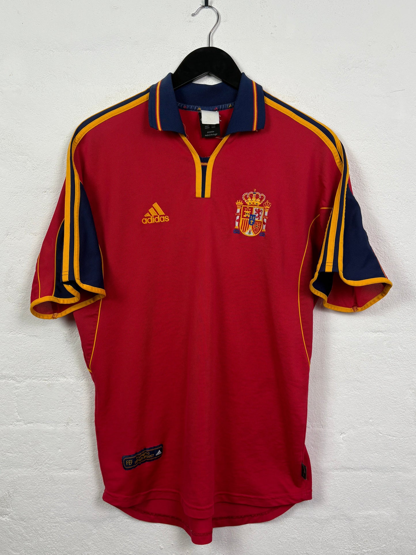Spain 2000 Home Adidas Football Shirt Large