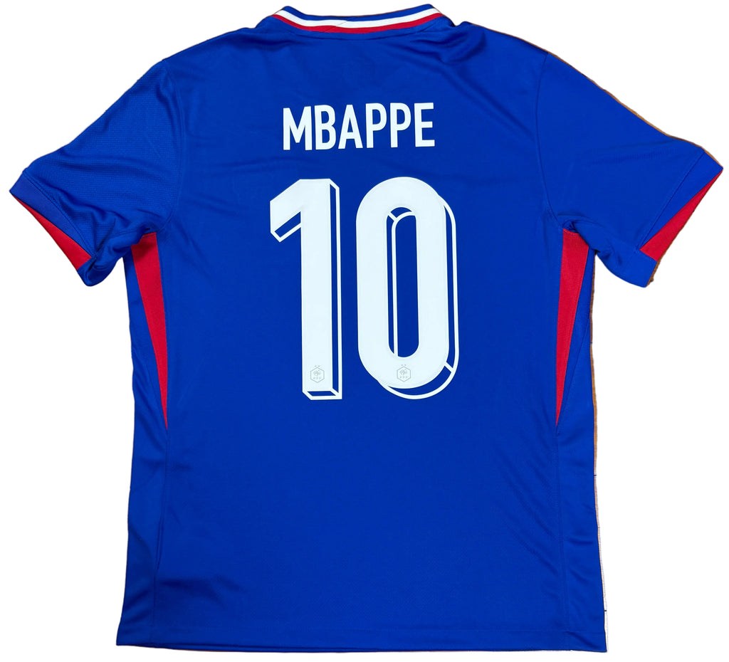 France 2024 Home Nike Football Shirt Large Mbappe 10