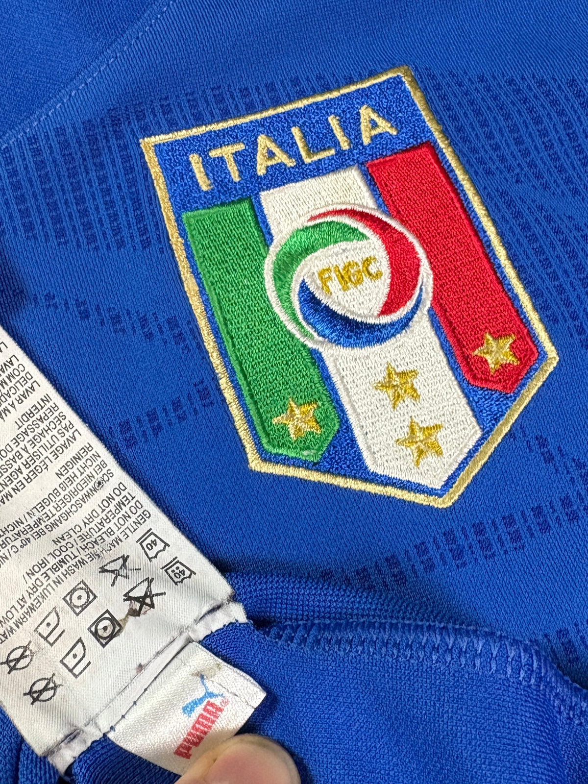 Italy 2010 Home Puma Football Shirt Extra Large Balotelli 9