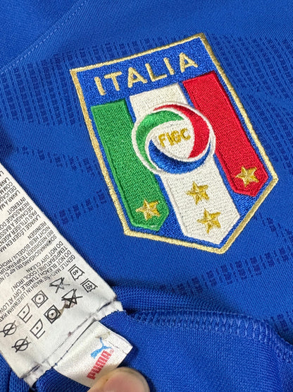 Italy 2010 Home Puma Football Shirt Extra Large Balotelli 9