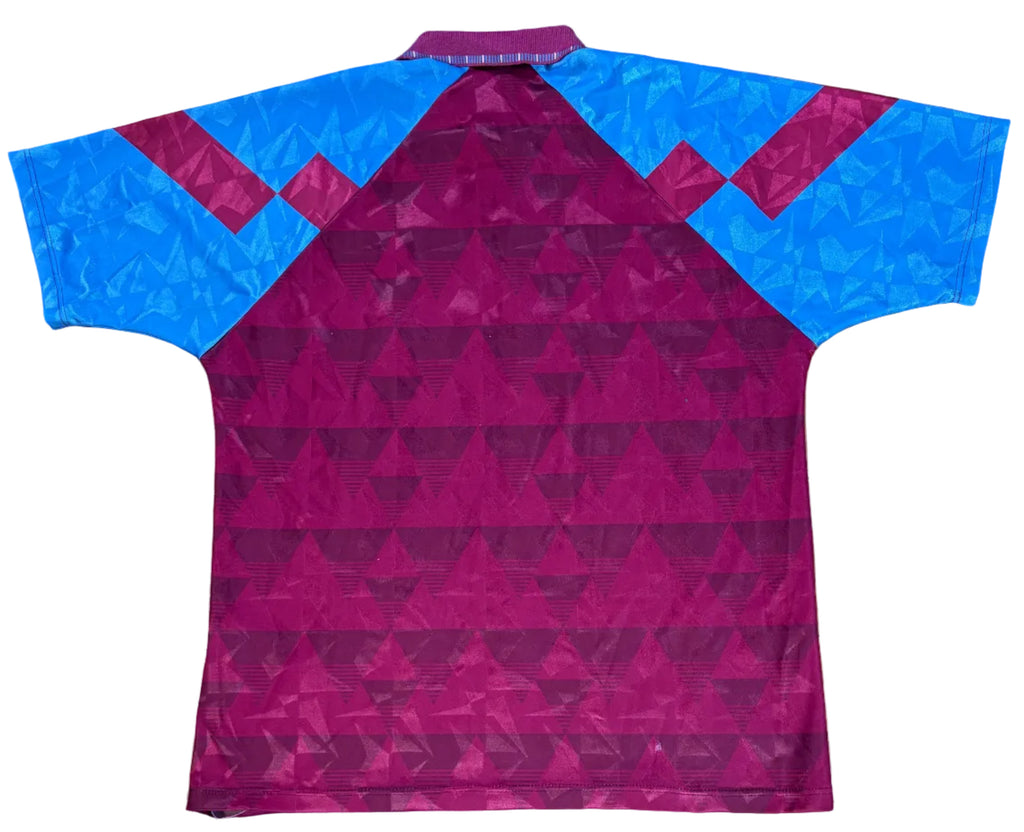 Aston Villa 1990/92 Home Umbro Football Shirt Extra Large