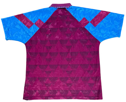 Aston Villa 1990/92 Home Umbro Football Shirt Extra Large