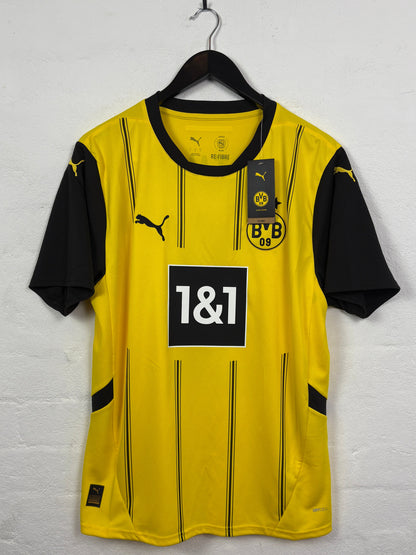 Dortmund 2024/25 Home Puma Football Shirt L Guirassy 9