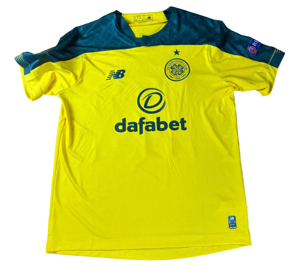 Celtic 2019/20 Away New Balance Football Shirt Medium Edouard 22