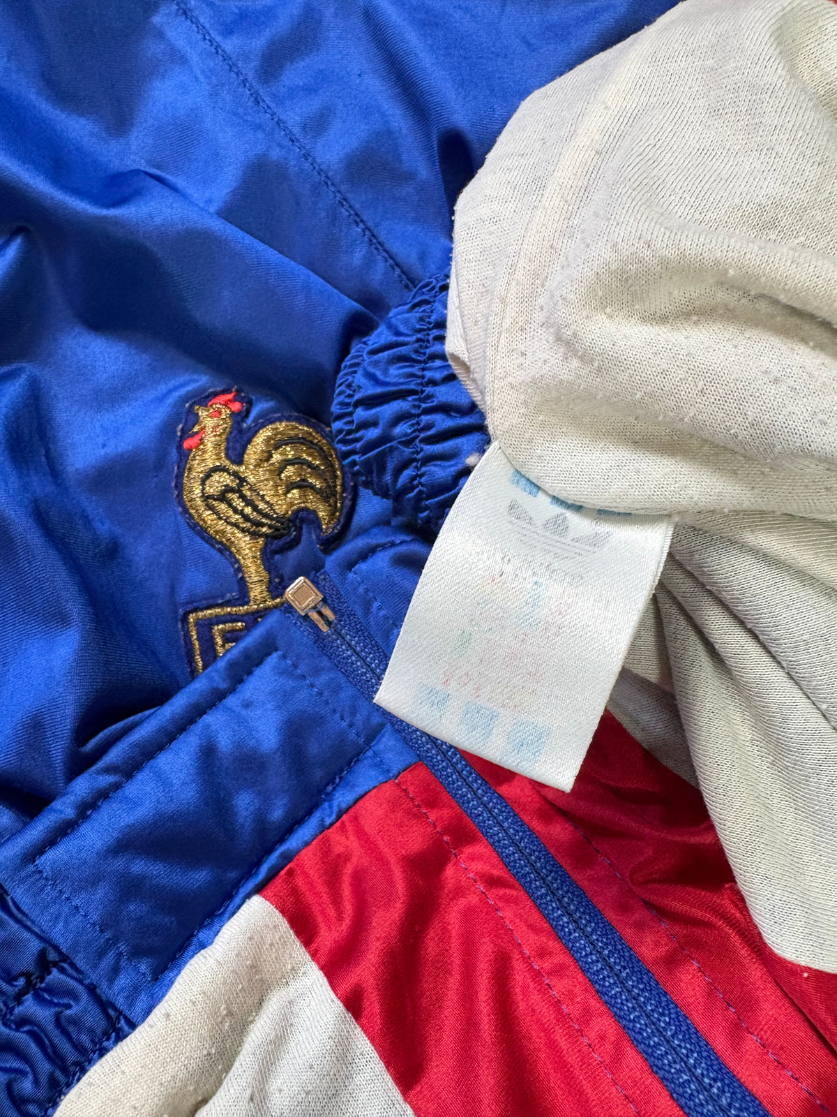 France 1992 Tracksuit Adidas Football Jacket Medium
