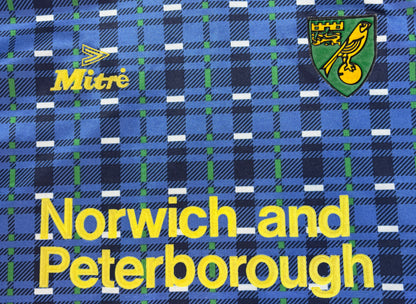 Norwich 1995/96 Away Mitre Football Shirt Medium