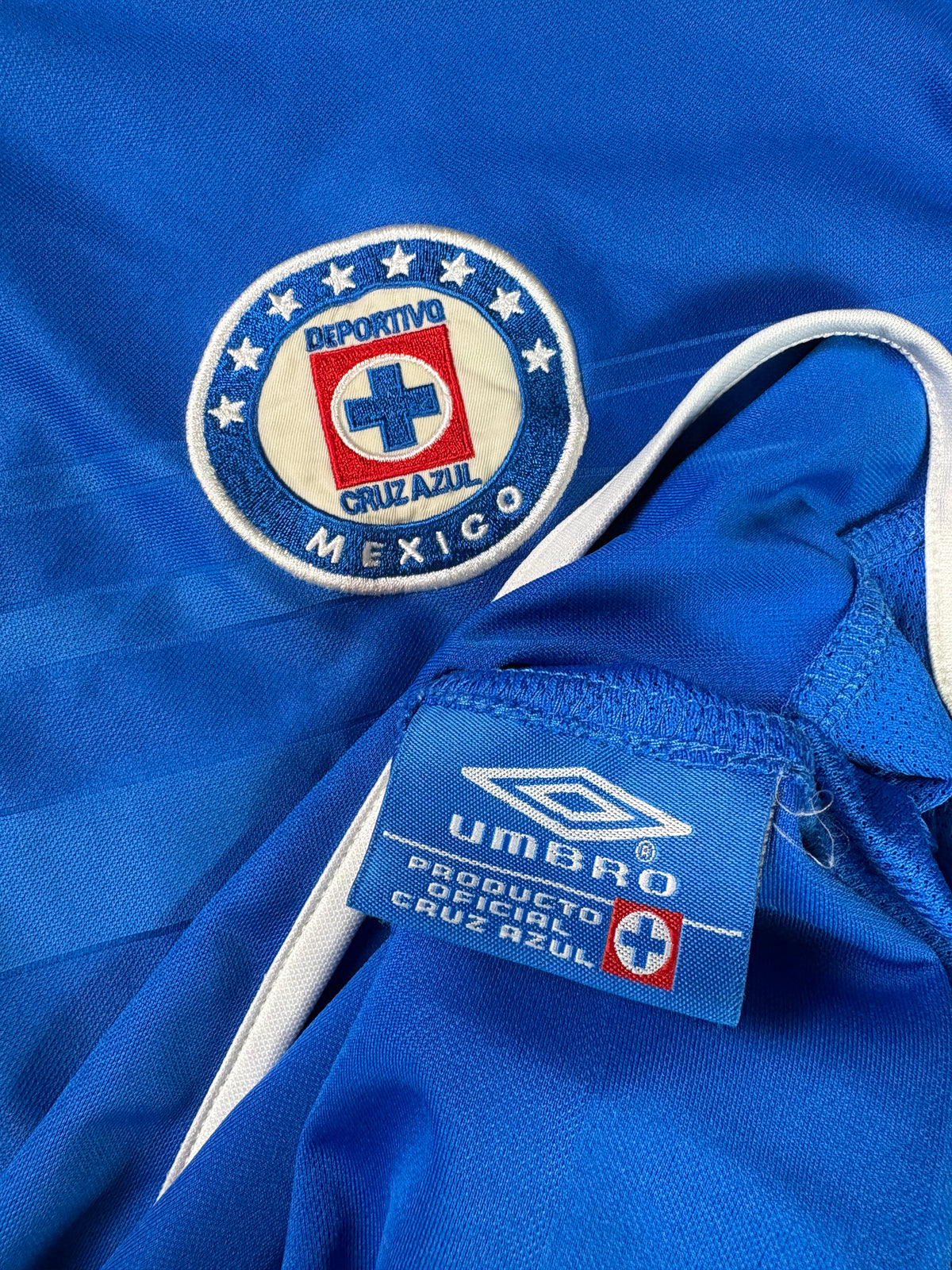 Cruz Azul 2004 Home Umbro Football Shirt Extra Large