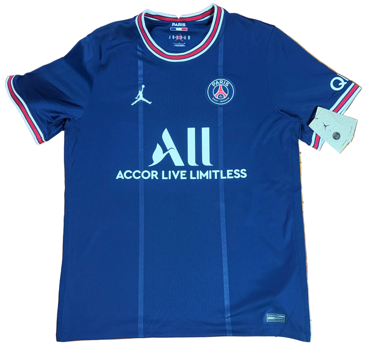 PSG 2021/22 Home Nike Football Shirt Large Messi 30