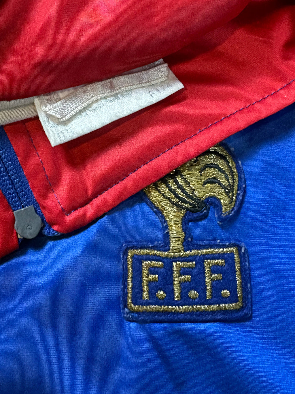 France 1992 Tracksuit Adidas Football Jacket Medium