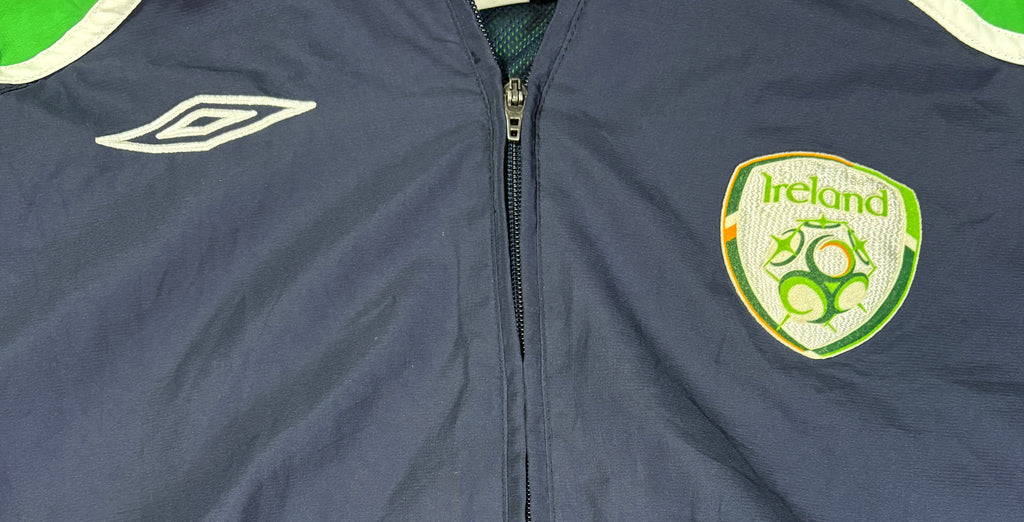 Ireland 2002/03 Tracksuit Umbro Football Jacket Large