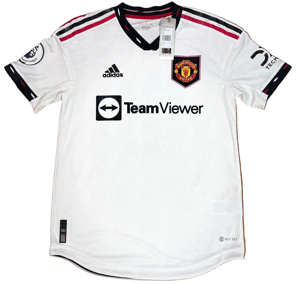 Manchester United 2022/23 Away Adidas Football Shirt Small Anthony 21