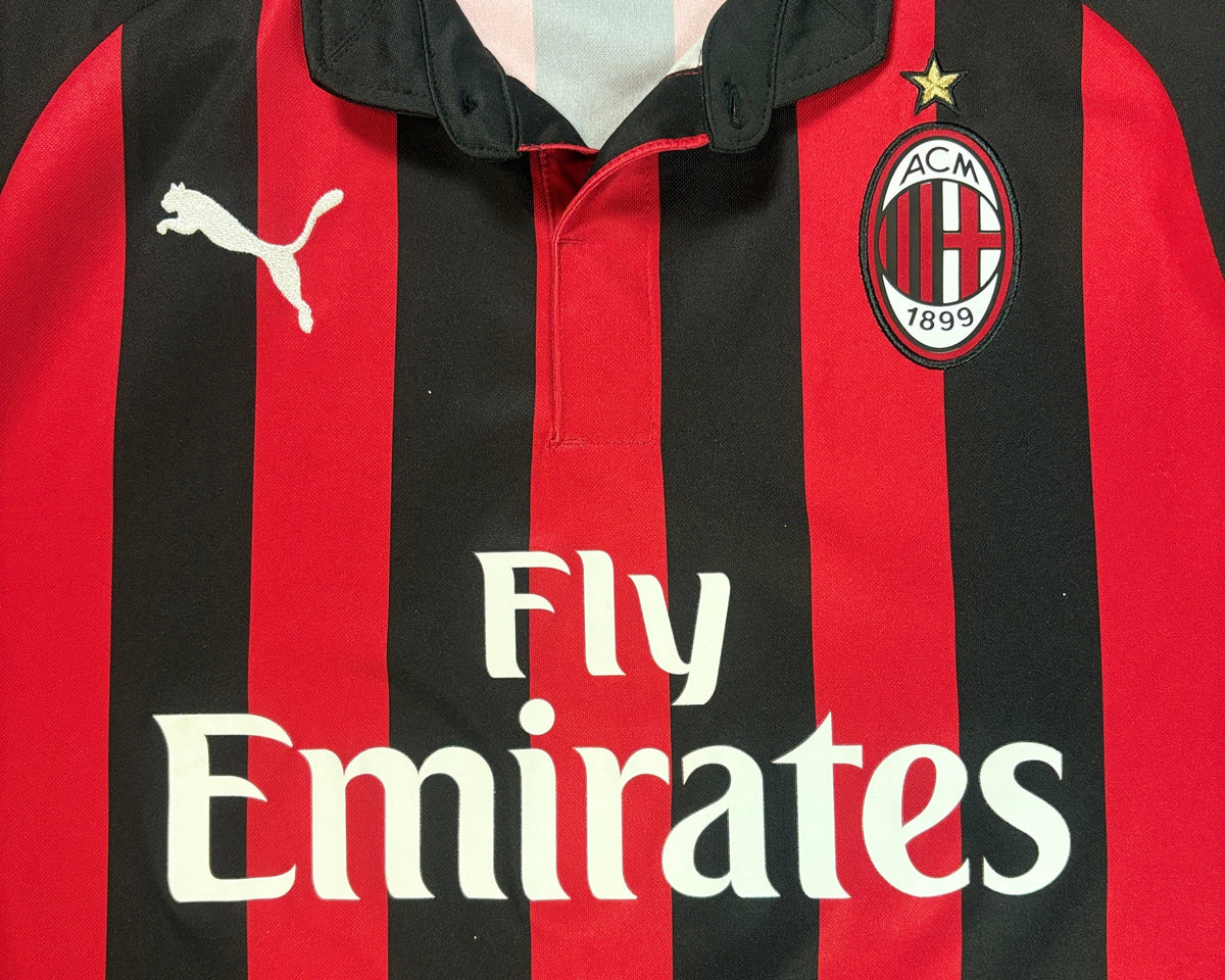 Ac Milan 2018/19 Home Puma Football Shirt Large