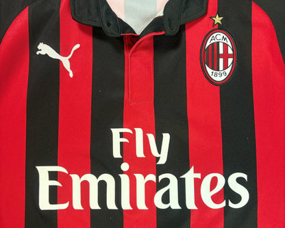 Ac Milan 2018/19 Home Puma Football Shirt Large
