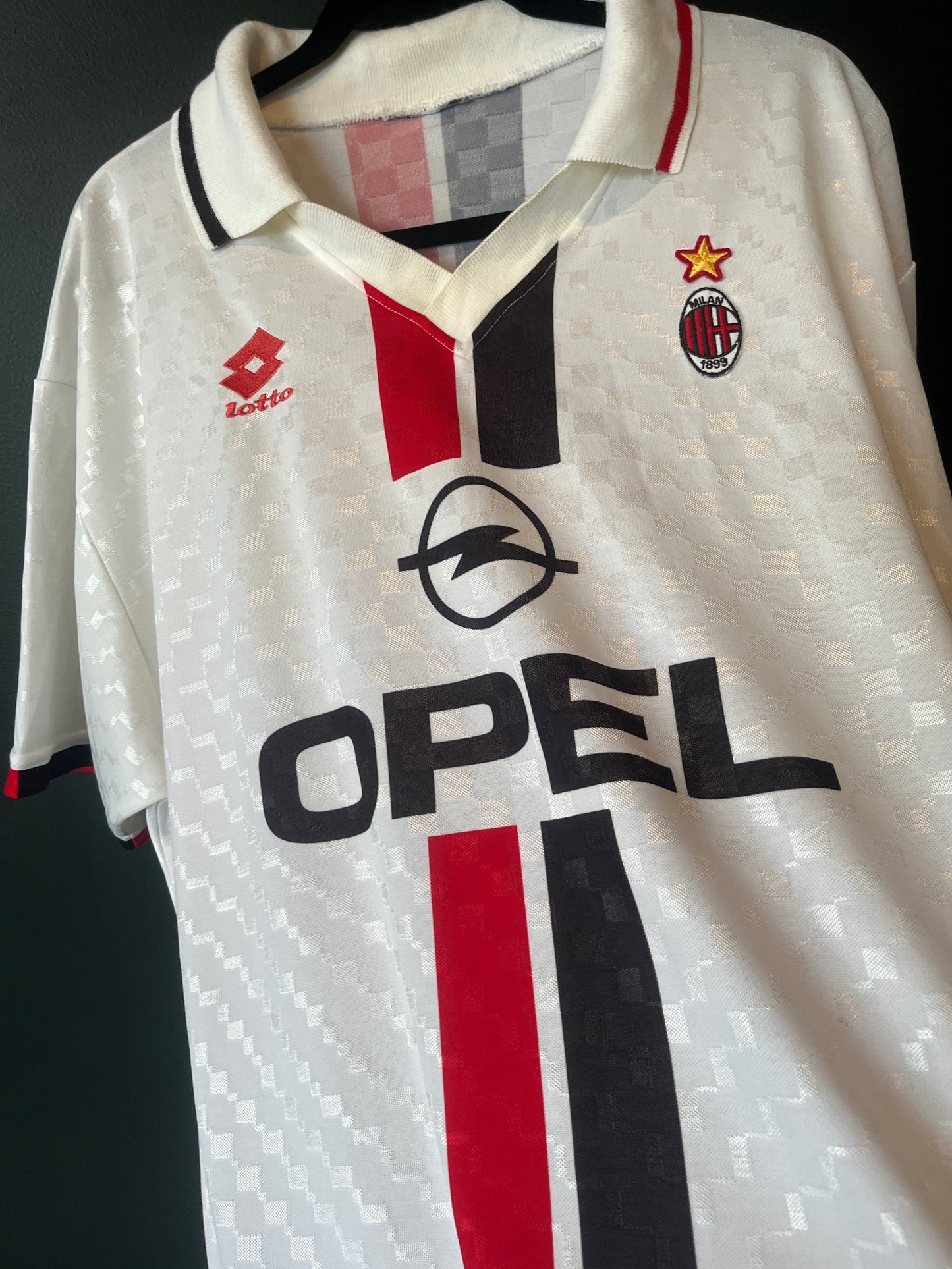 Ac Milan 1996/97 Away XL Baggio 18