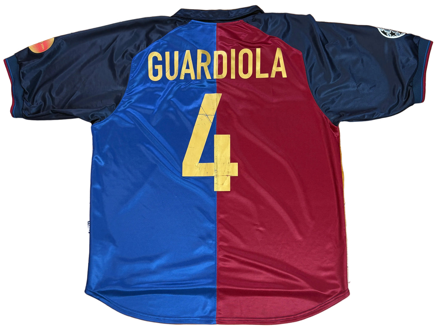 Barcelona 1999/00 Home Nike Football Shirt Extra Large Guardiola 4