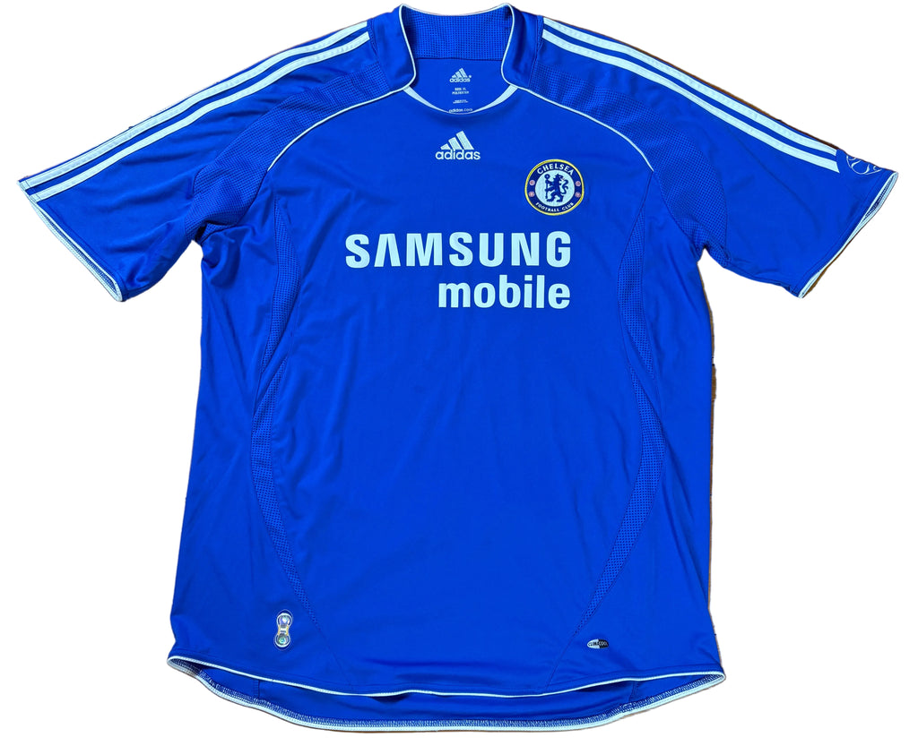 Chelsea 2006/08 Home Adidas Football Shirt Extra Large Ballack 13