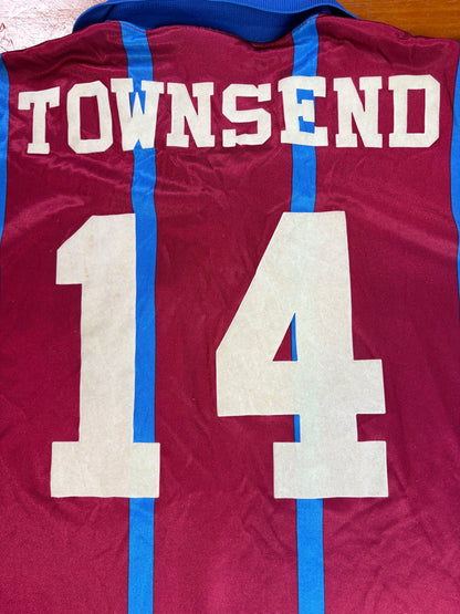 Aston Villa 1993/95 Home Asics Football Shirt Medium Townsend 14