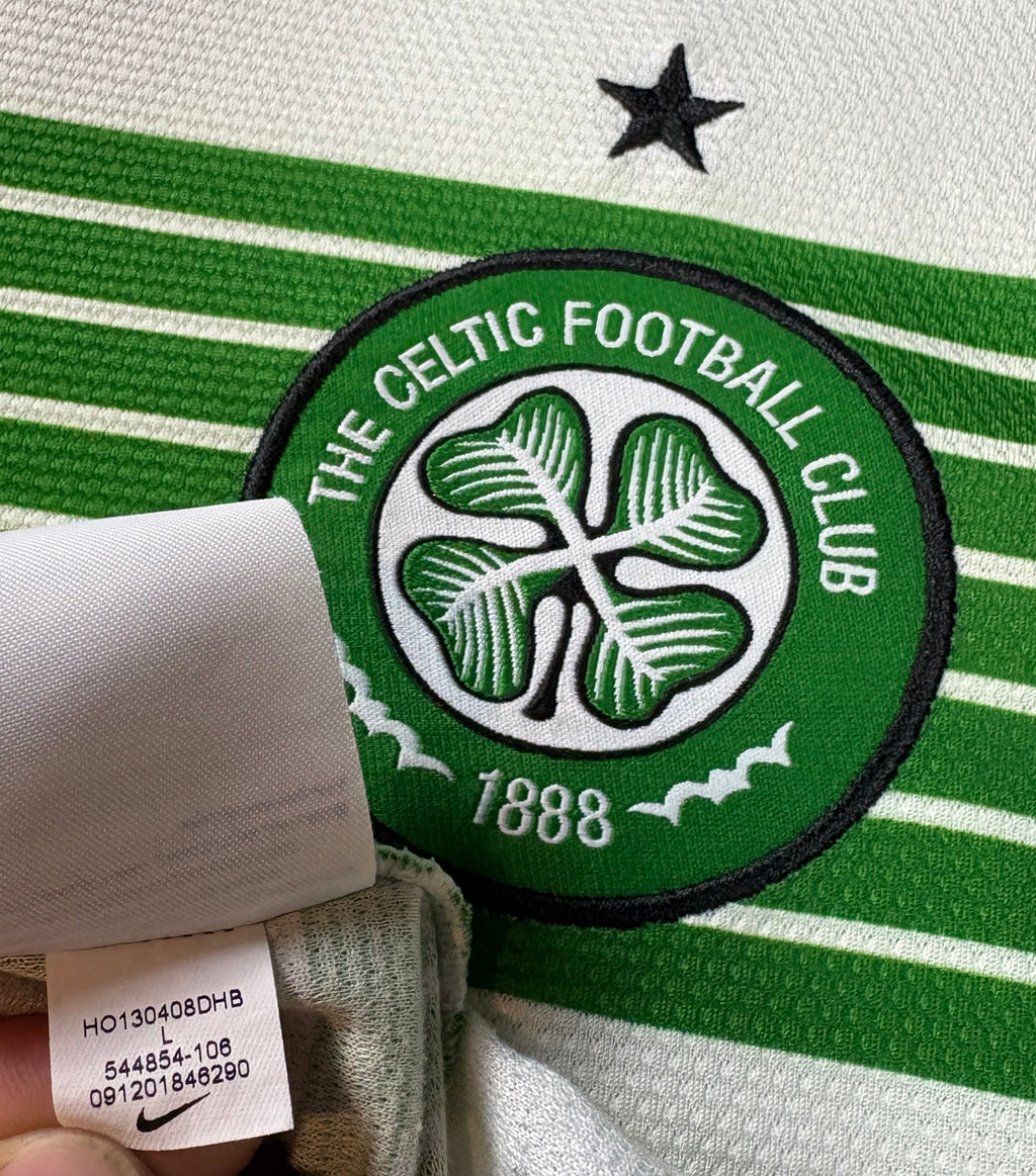 Celtic 2013/14 Home Nike Football Shirt Large Rogic 18