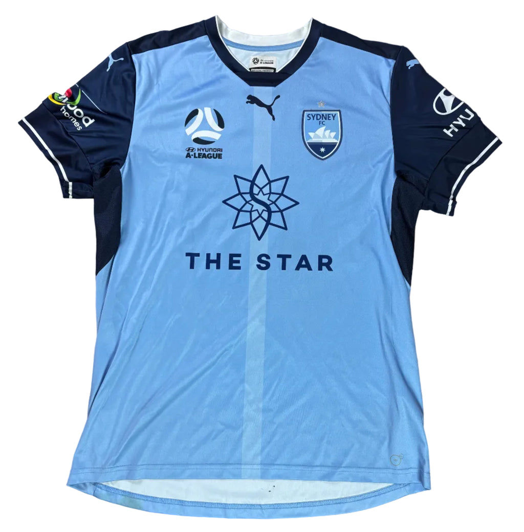 Sydney Fc 2017/18 Home Puma Football Shirt Extra Large Ninkovic 10