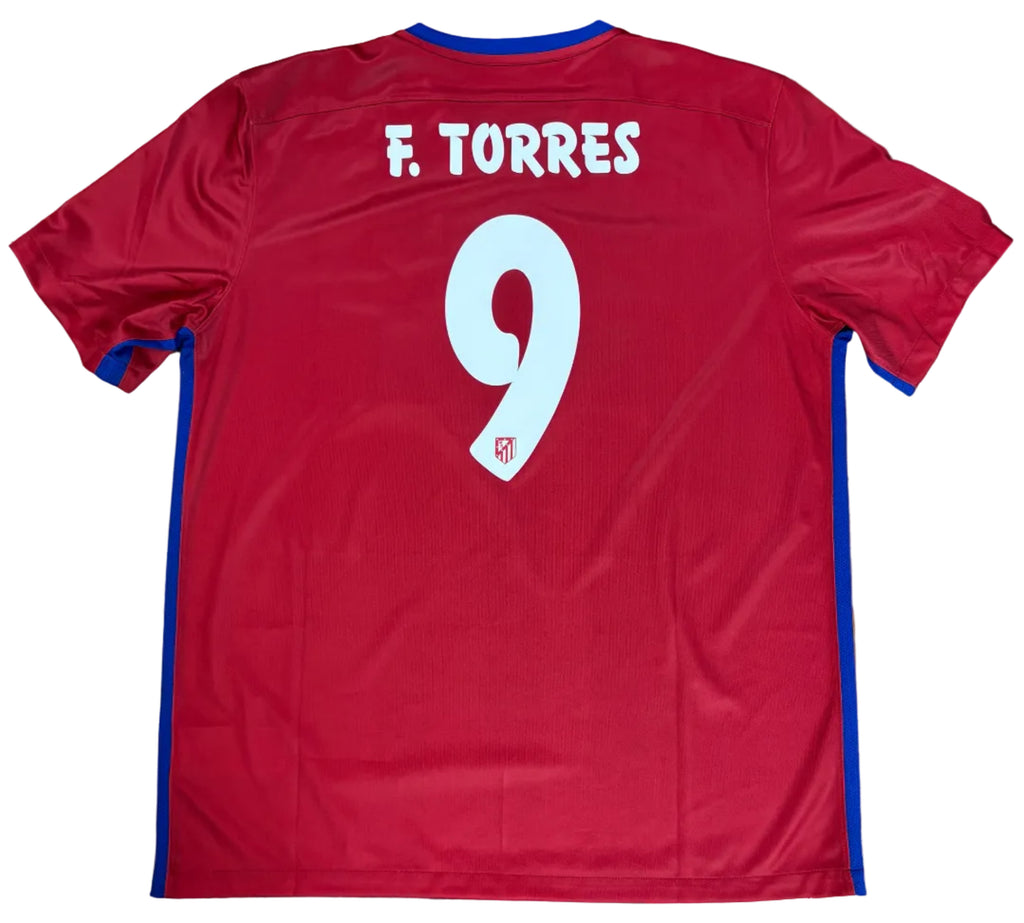 Atletico Madrid 2015/16 Home Nike Football Shirt Extra Large F. Torres 9