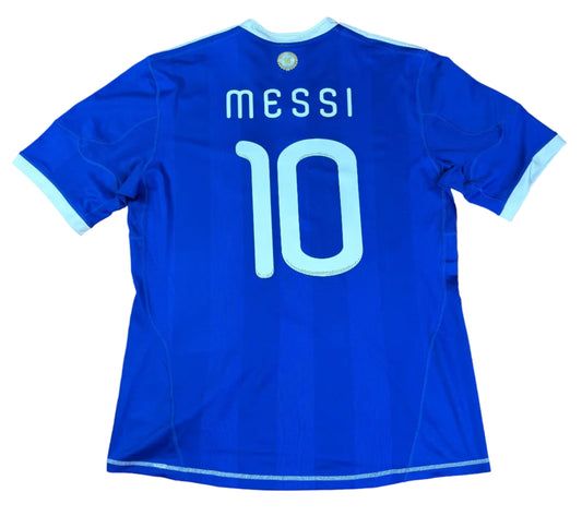 Argentina 2010 Away Adidas Football Shirt Extra Large Messi 10