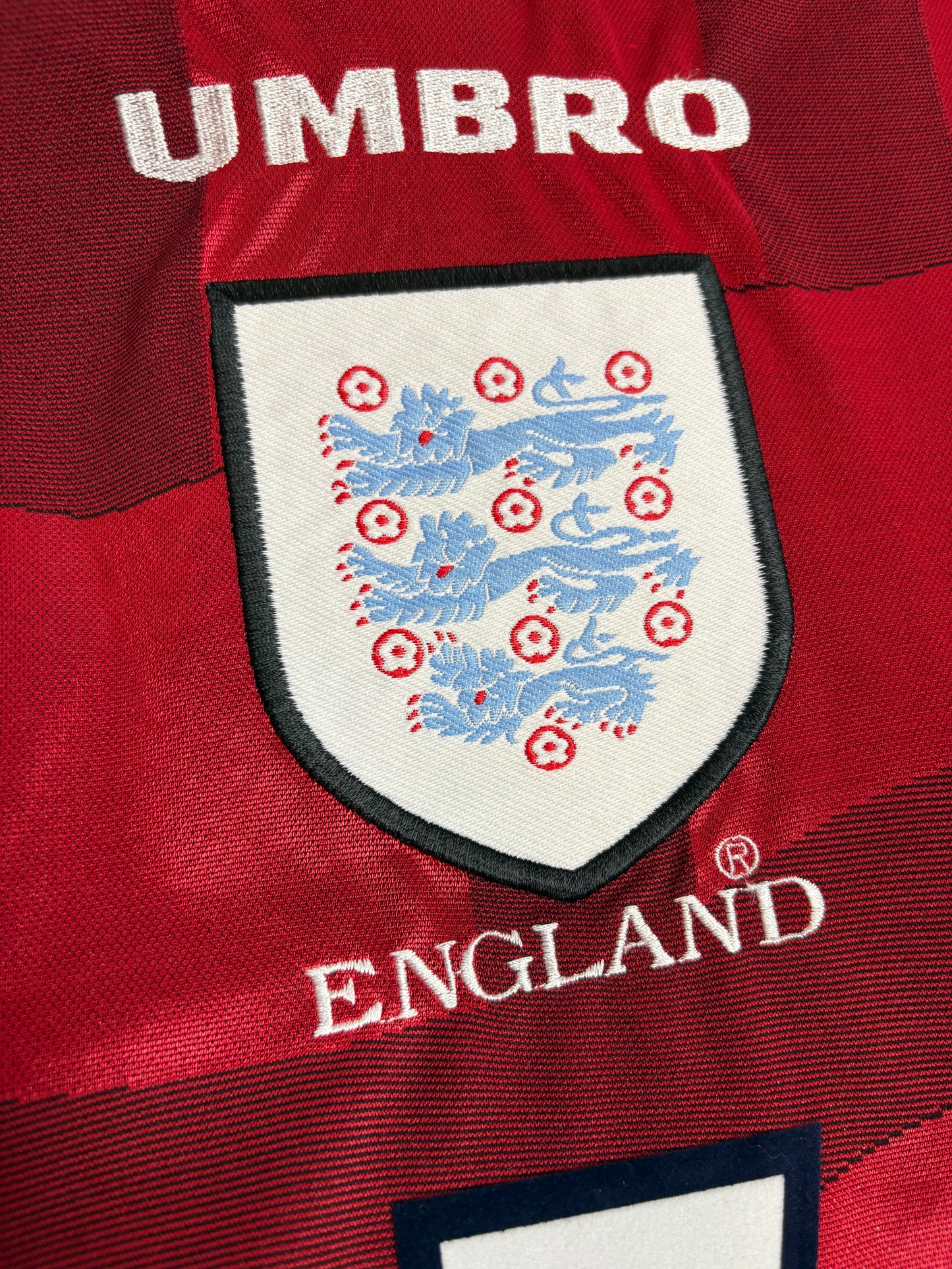 England 1998 Away M Beckham 7