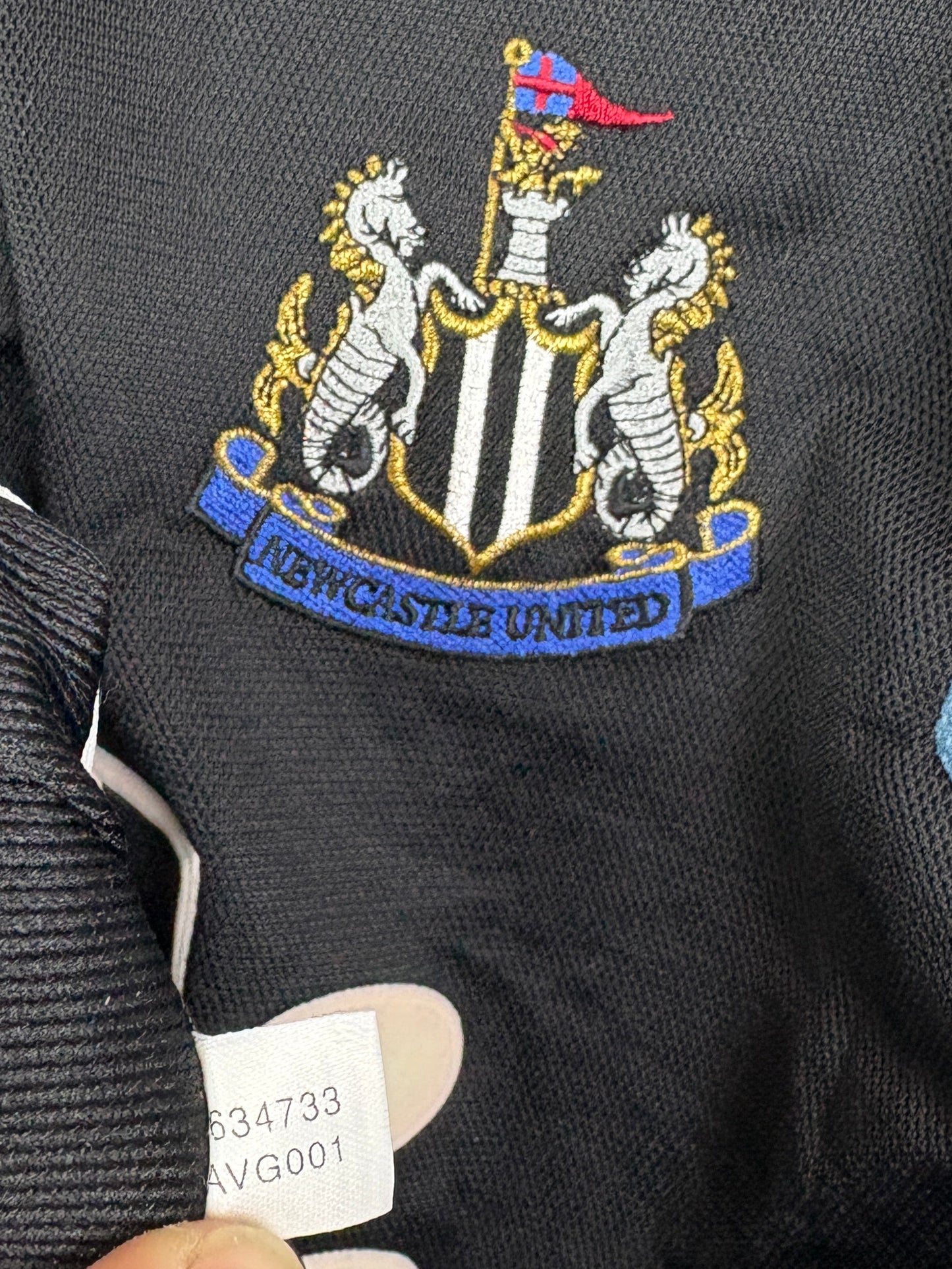 Newcastle 2000/01 Away Adidas Football Shirt M Shearer 9