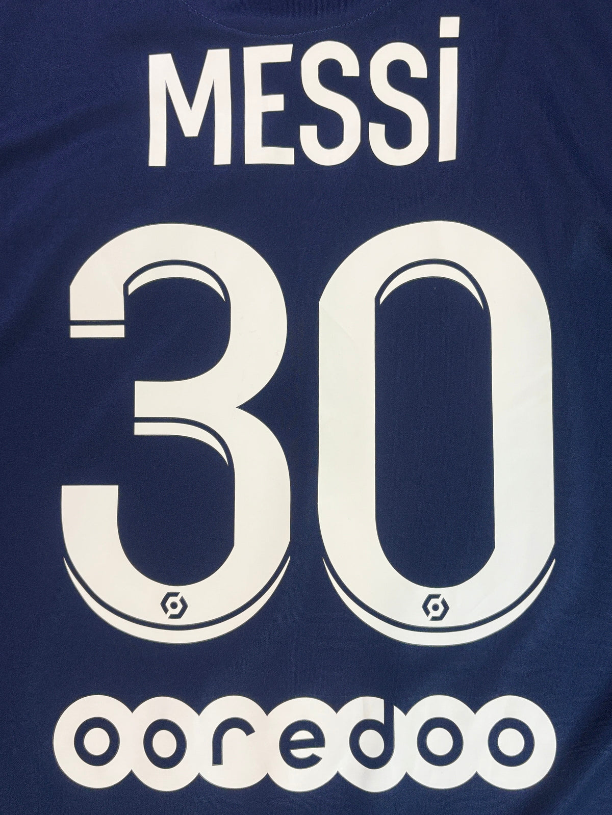 PSG 2021/22 Home Nike Football Shirt Large Messi 30