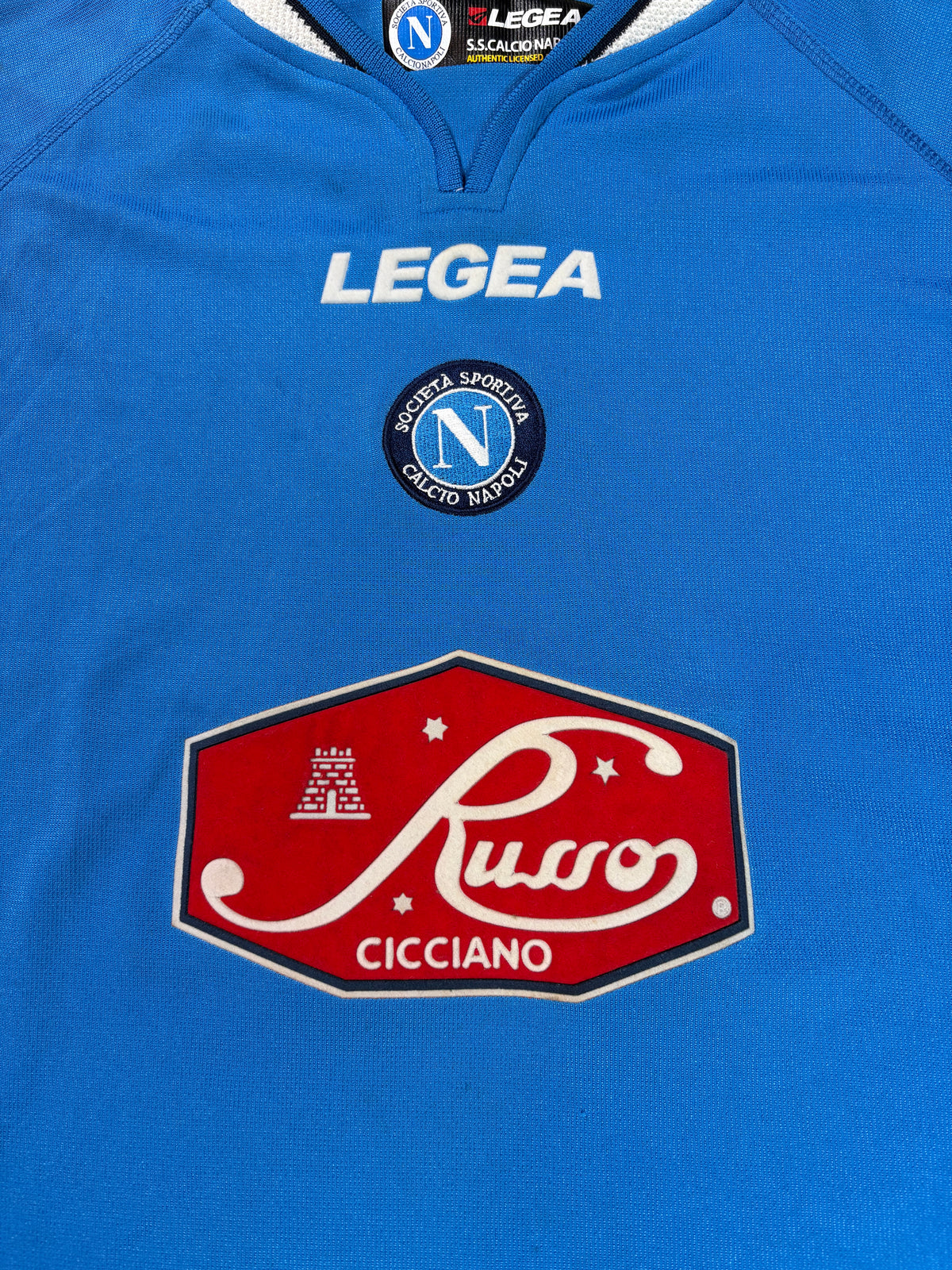 Napoli 2003/04 Home Legea Football Shirt Large
