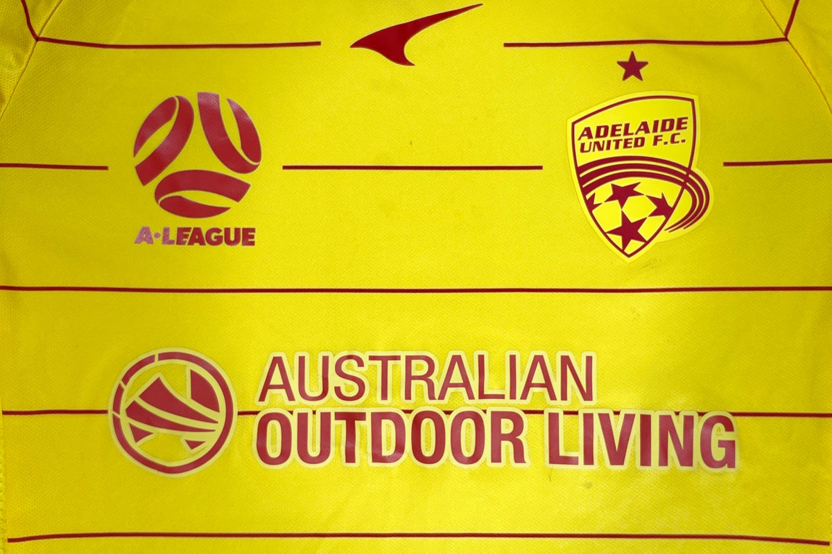 Adelaide Utd 2020/21 Away Macron Football Shirt Small