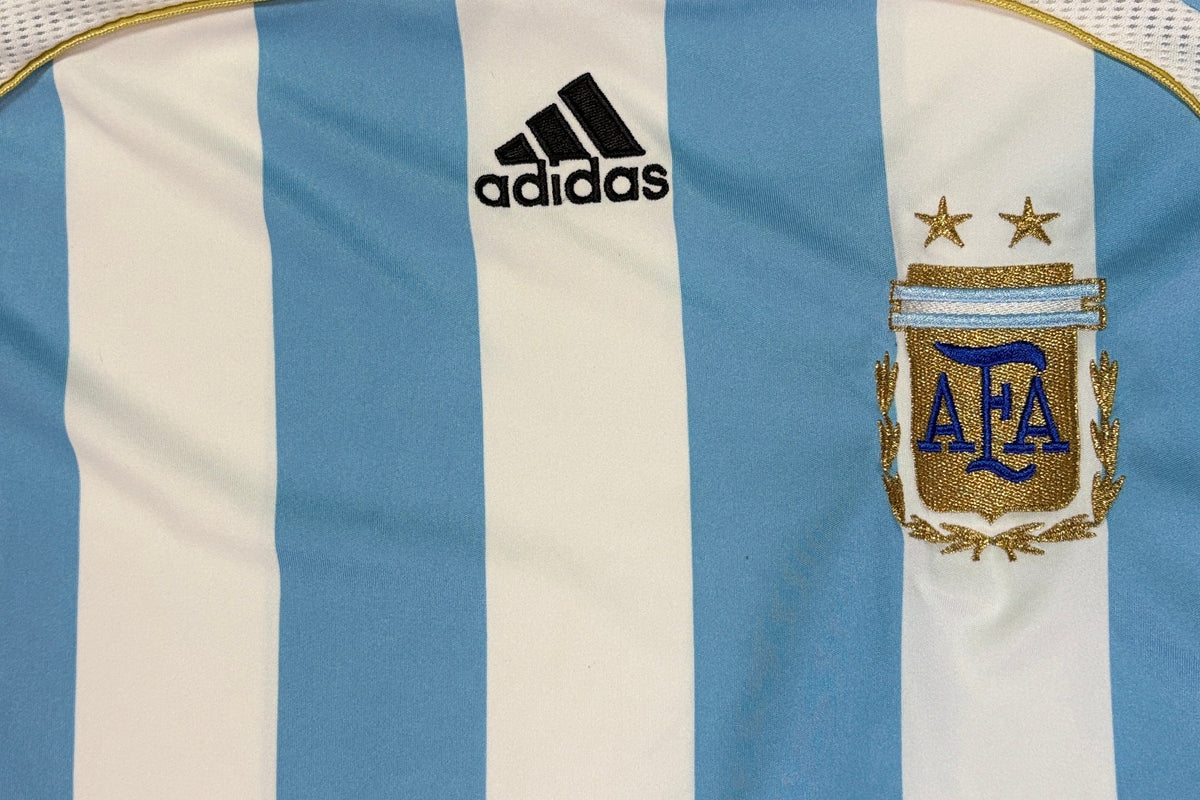 Argentina 2006 Home Adidas Football Shirt Extra Large