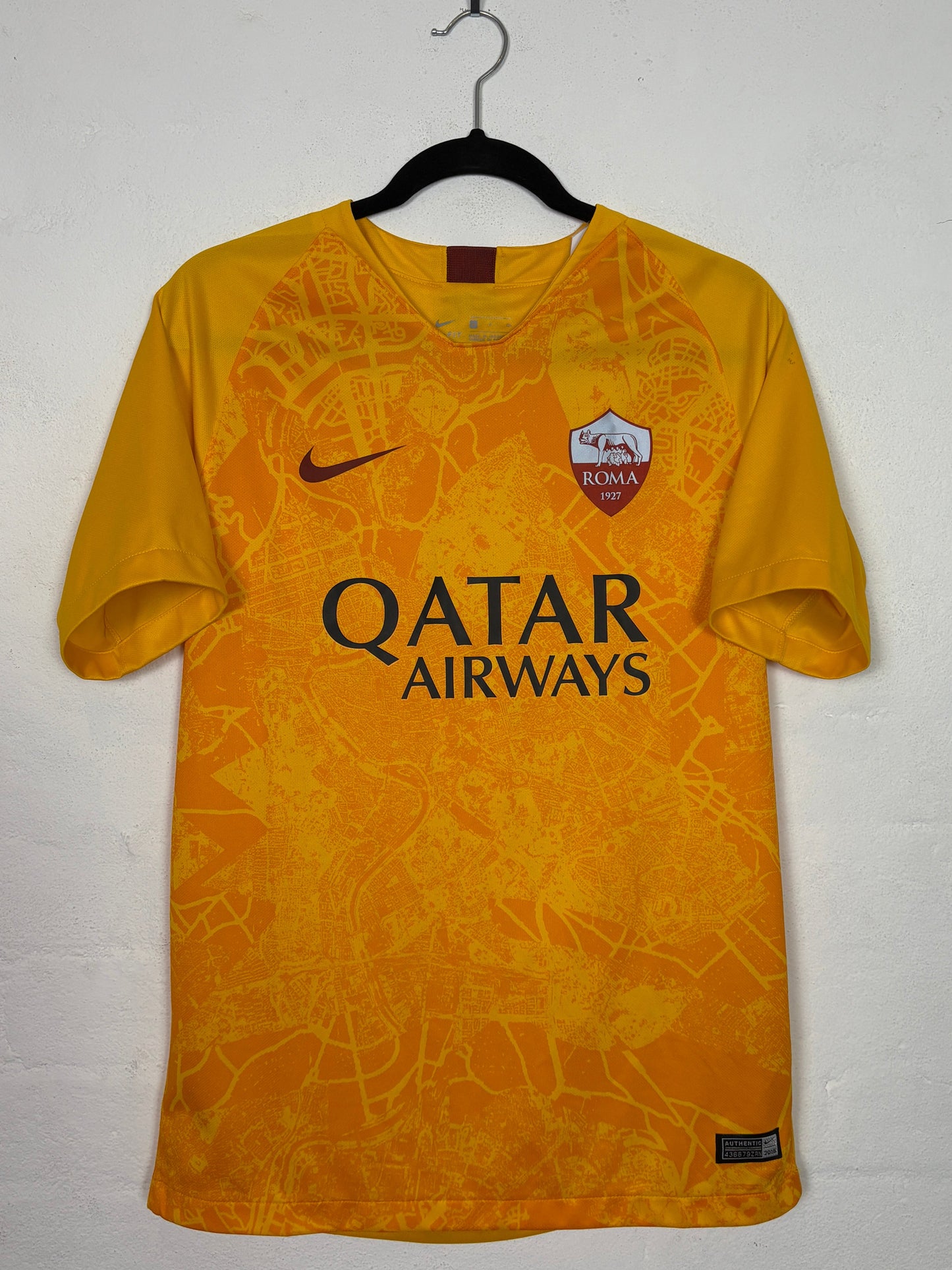 As Roma	2018/19 Away Nike Football Shirt Small