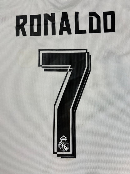 Real Madrid 2015/16 Home Adidas Football Shirt Medium Ronaldo 7
