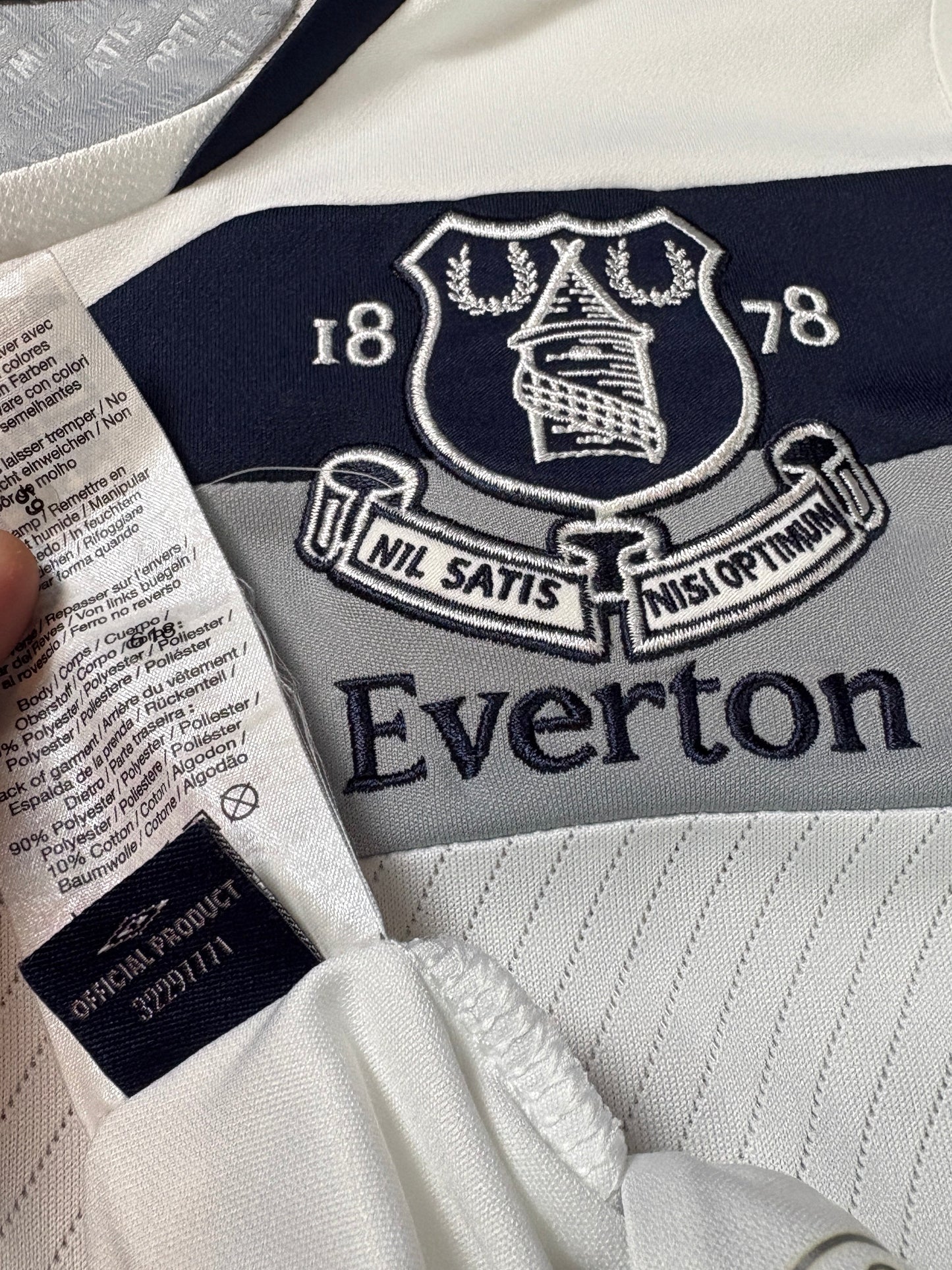Everton 2008/09 Away Umbro Football Shirt Medium