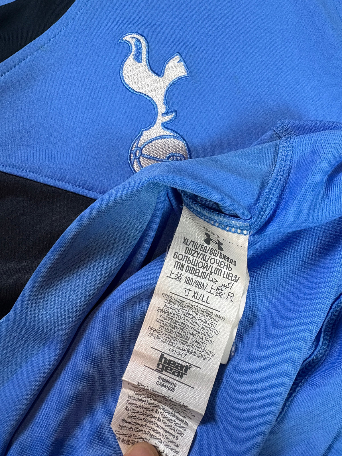 Tottenham 2015/16 Away Under Armor Football Shirt Large Son 7