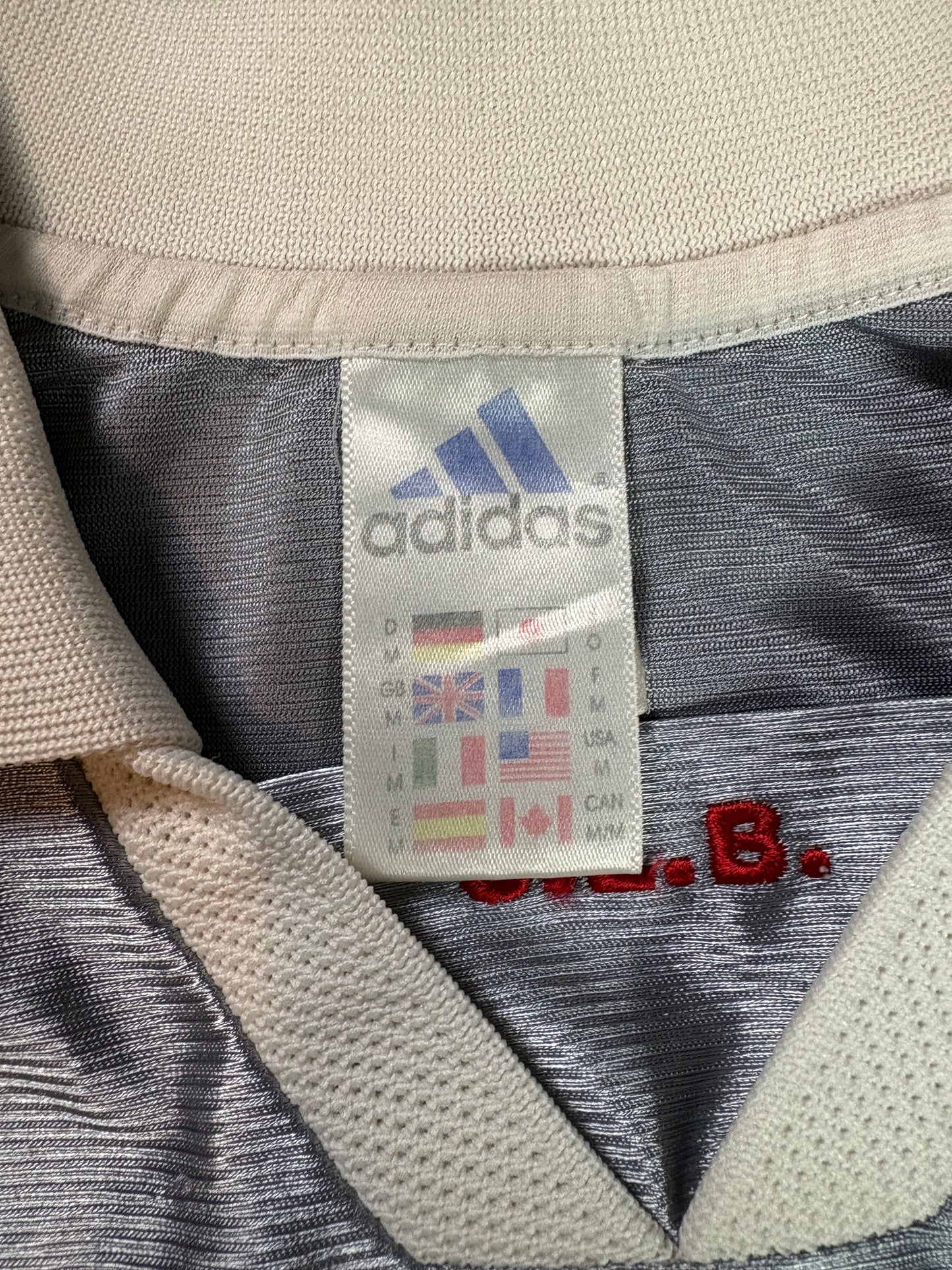 Benfica 1999/00 Away Adidas Football Shirt Medium