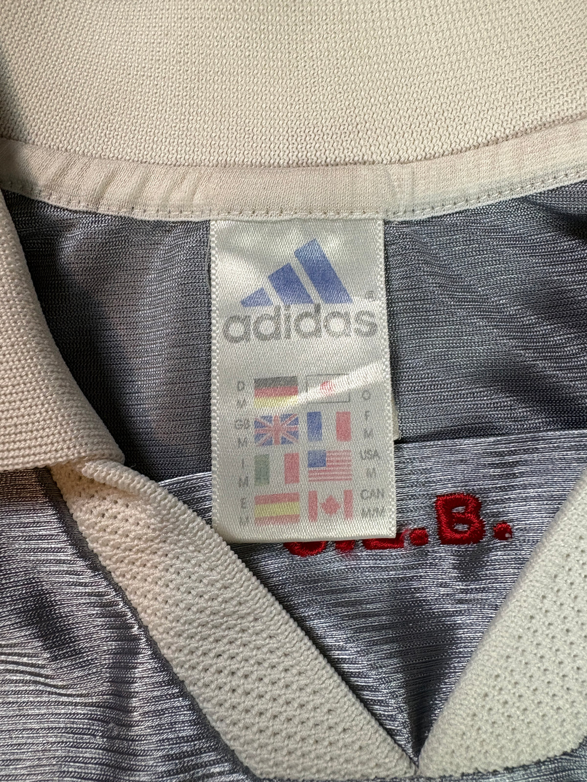 Benfica 1999/00 Away Adidas Football Shirt Medium