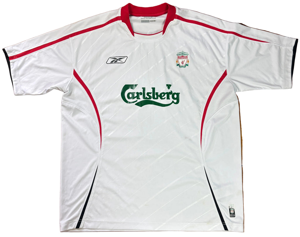 Liverpool 2005/06 Away Reebok Football Shirt Extra Large Gerrard 8